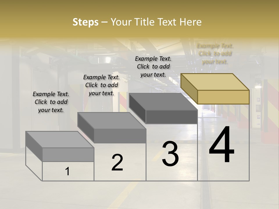 Parking Business Corridor PowerPoint Template