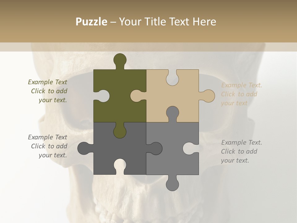 Human Skull PowerPoint Template