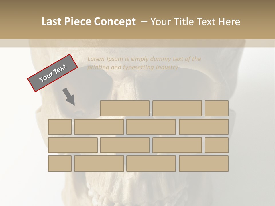Human Skull PowerPoint Template