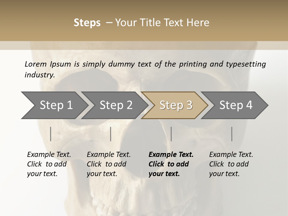 Human Skull PowerPoint Template
