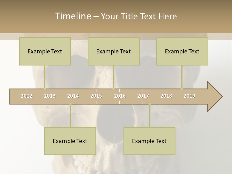 Human Skull PowerPoint Template