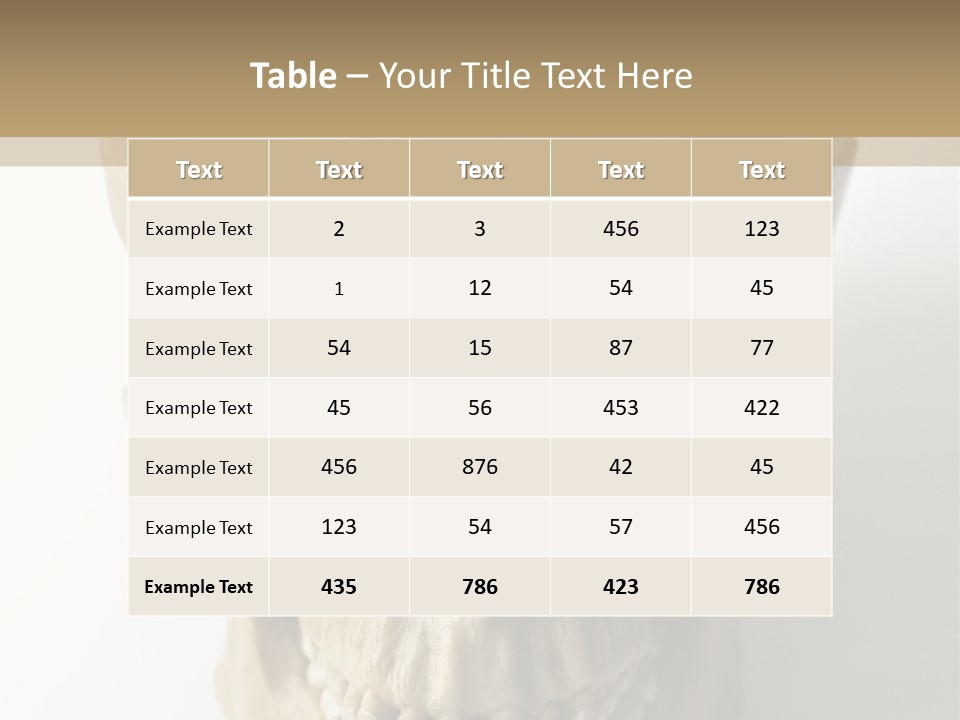 Human Skull PowerPoint Template