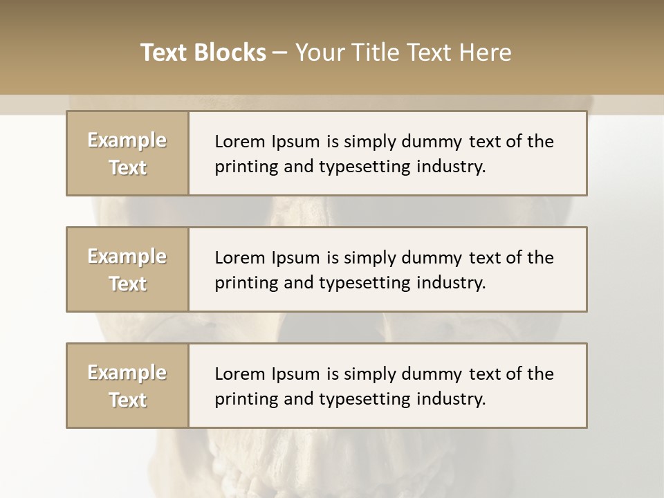 Human Skull PowerPoint Template