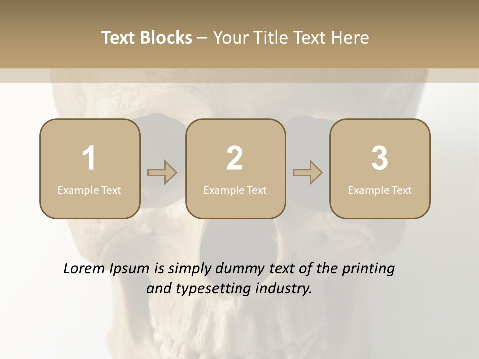 Human Skull PowerPoint Template