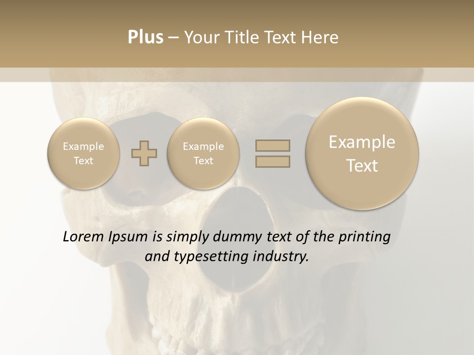Human Skull PowerPoint Template