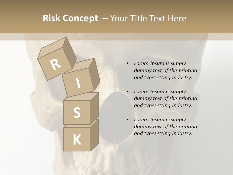 Human Skull PowerPoint Template