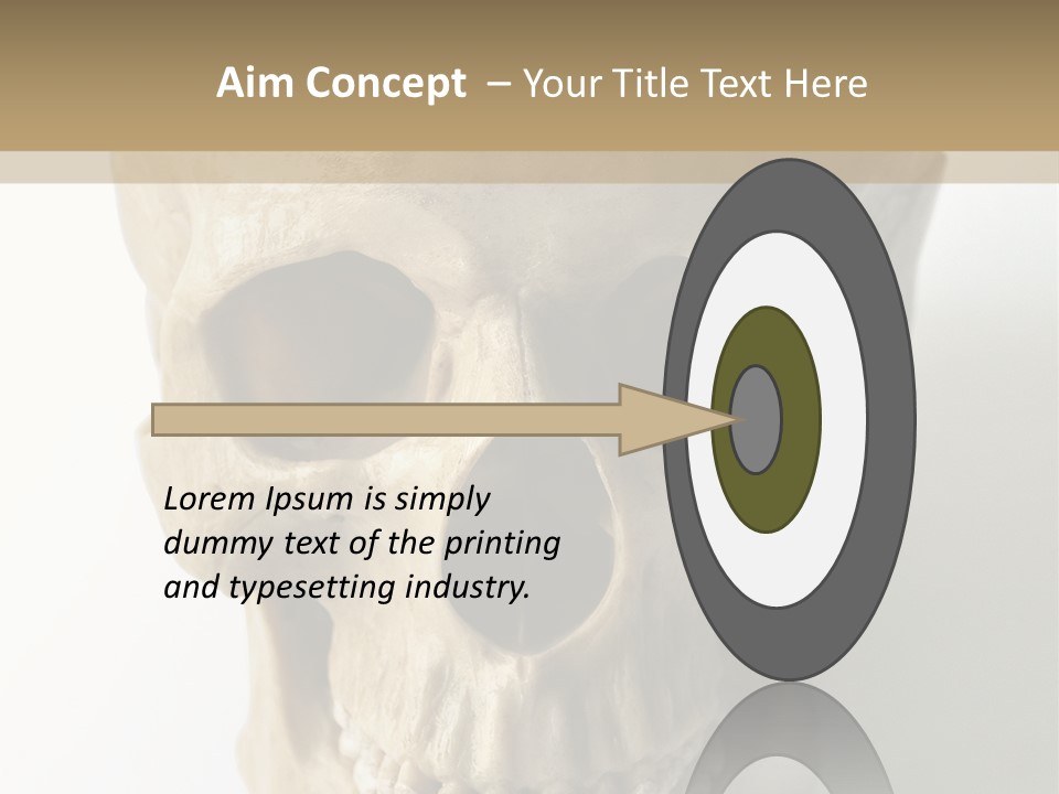 Human Skull PowerPoint Template