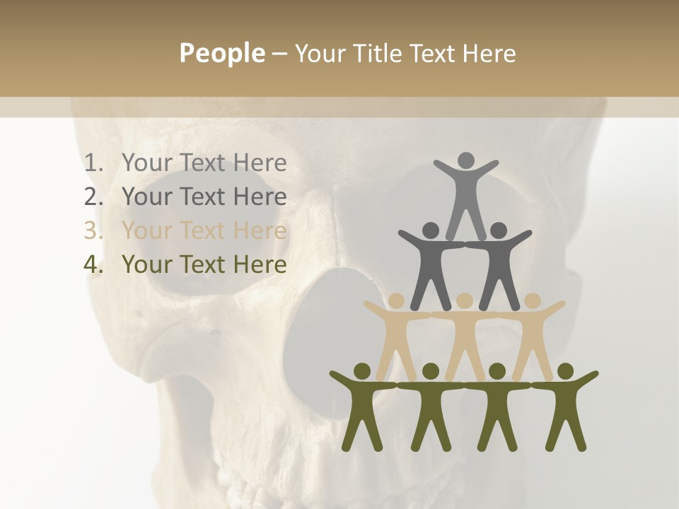 Human Skull PowerPoint Template