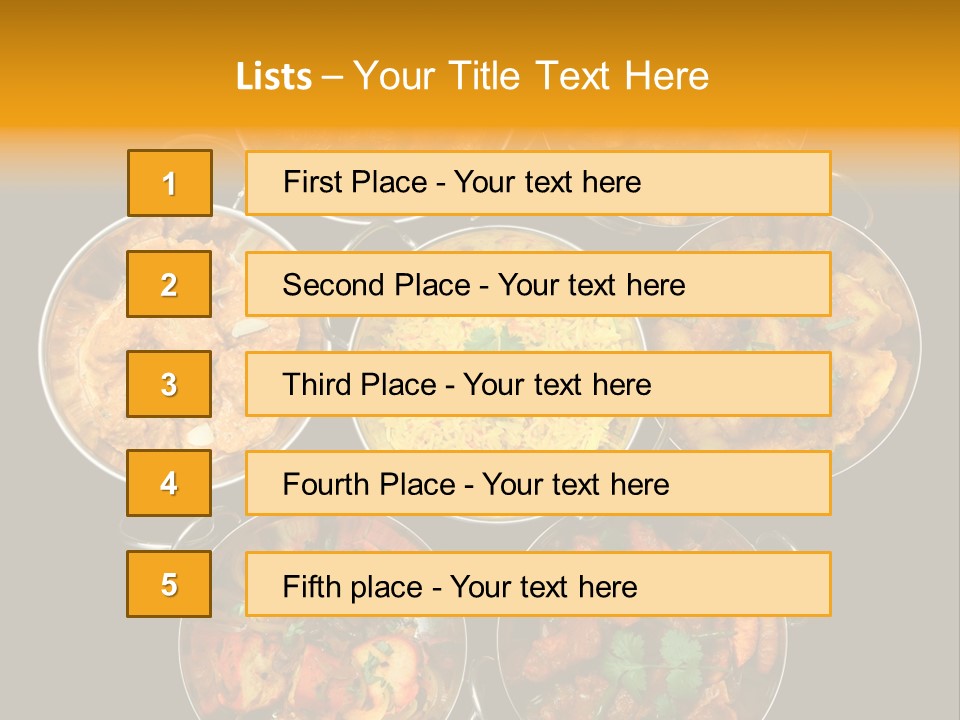 Indian Curries PowerPoint Template