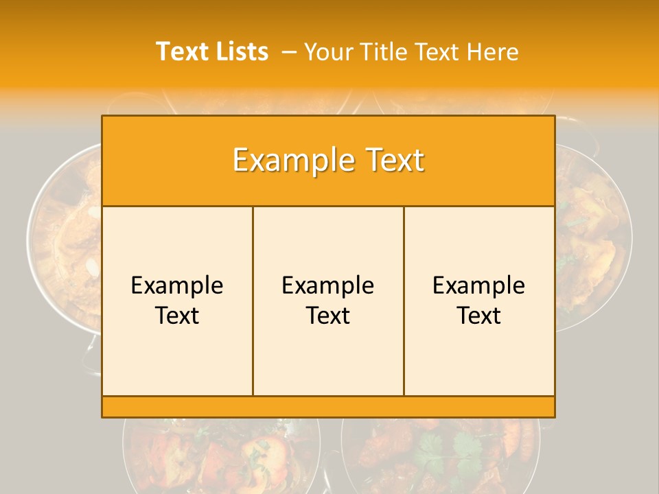 Indian Curries PowerPoint Template