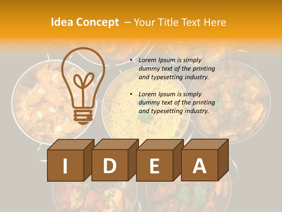 Indian Curries PowerPoint Template