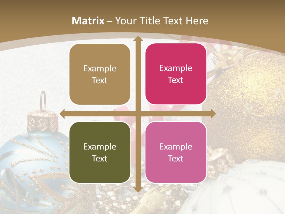 Winter Ornate Glowing PowerPoint Template