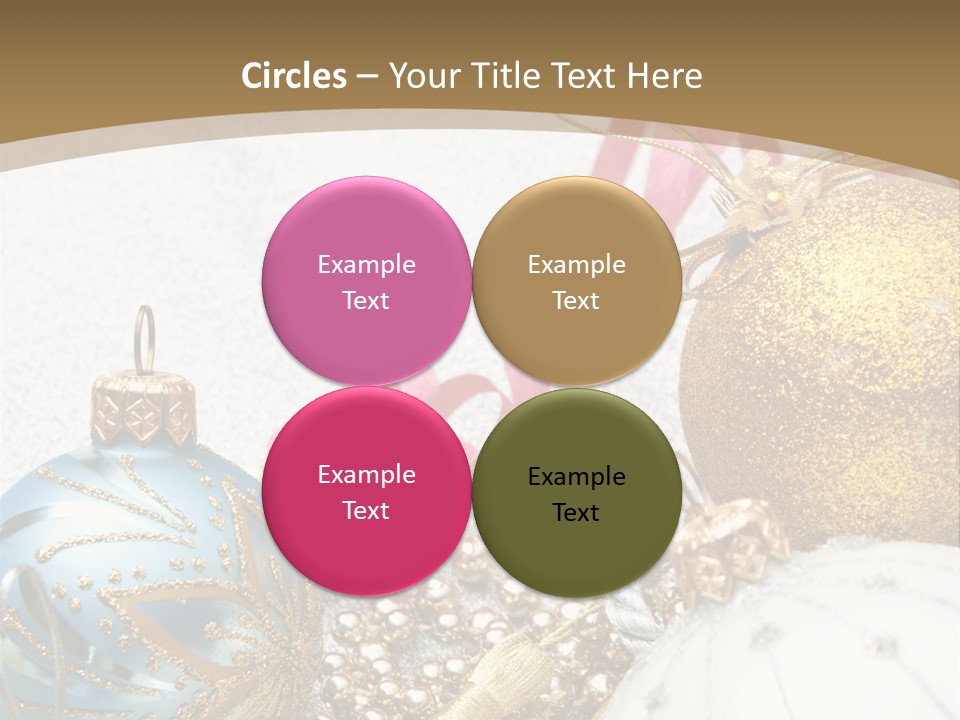 Winter Ornate Glowing PowerPoint Template