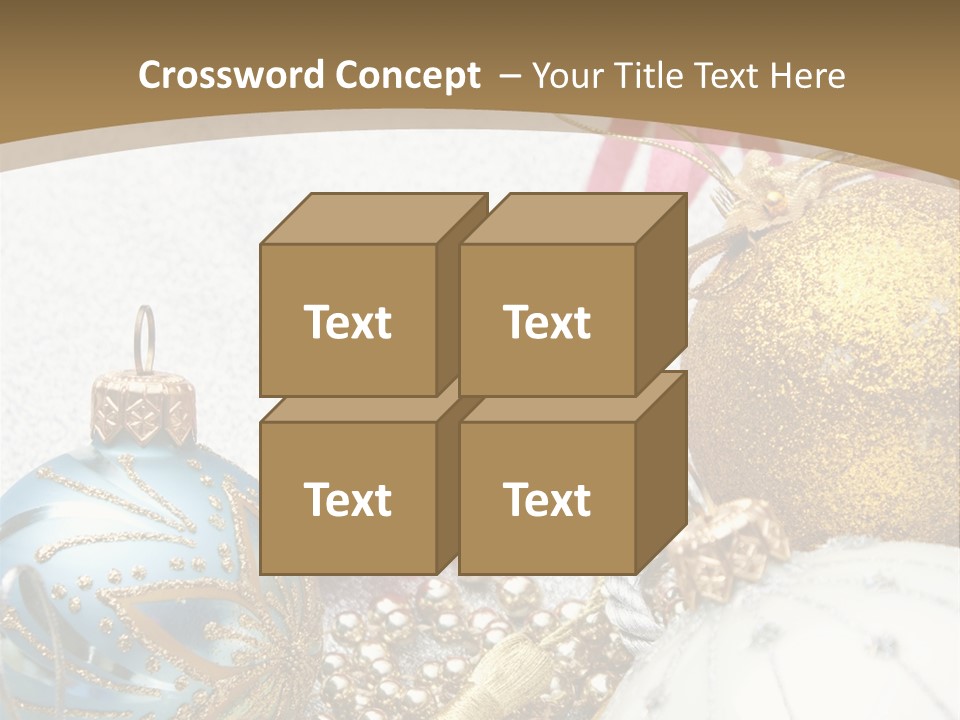 Winter Ornate Glowing PowerPoint Template