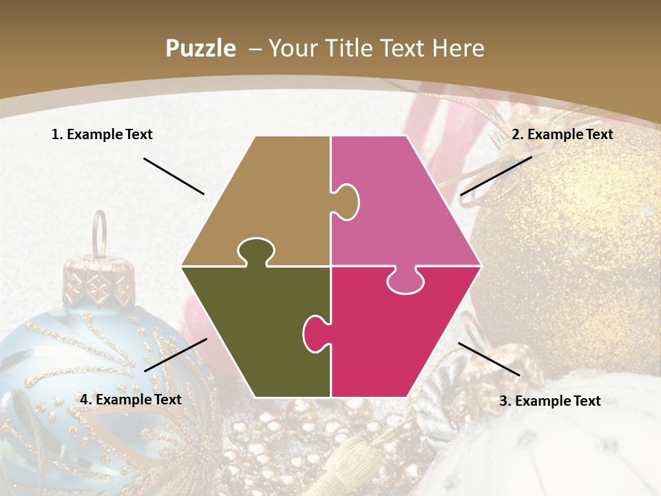 Winter Ornate Glowing PowerPoint Template