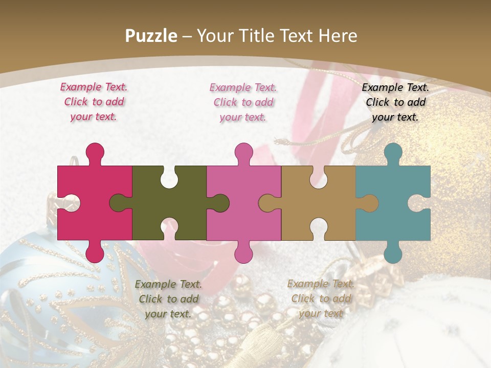 Winter Ornate Glowing PowerPoint Template