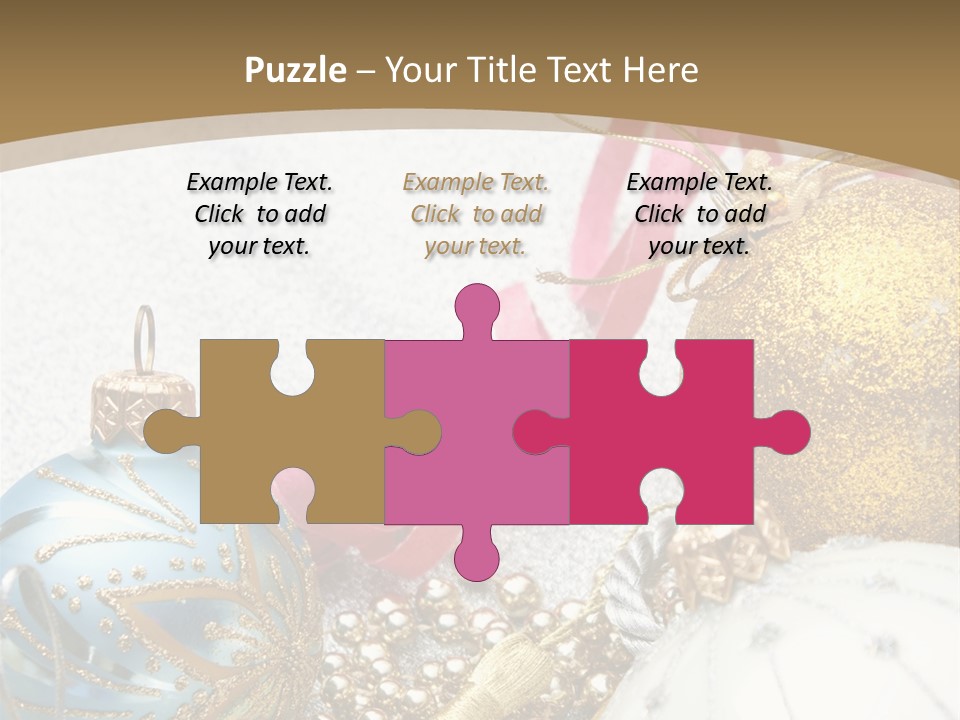 Winter Ornate Glowing PowerPoint Template