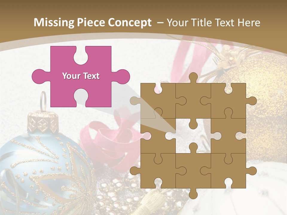 Winter Ornate Glowing PowerPoint Template