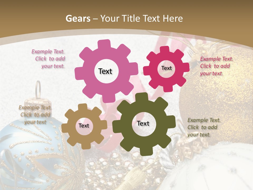 Winter Ornate Glowing PowerPoint Template