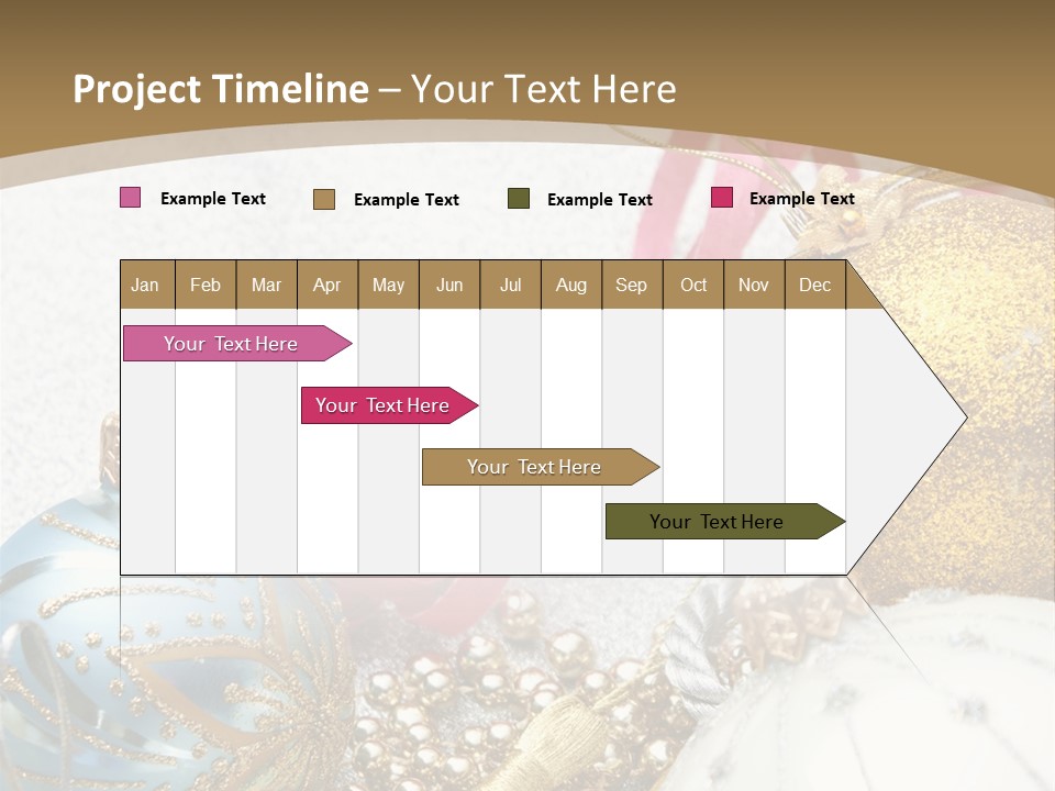 Winter Ornate Glowing PowerPoint Template
