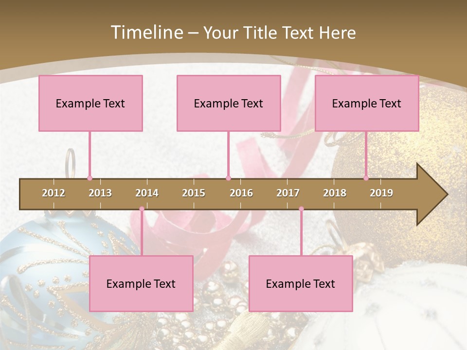 Winter Ornate Glowing PowerPoint Template