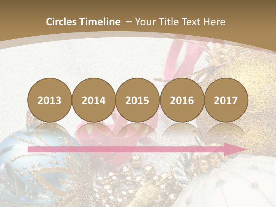 Winter Ornate Glowing PowerPoint Template