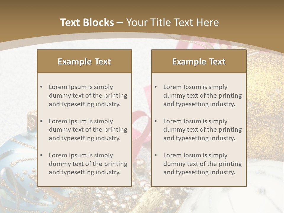 Winter Ornate Glowing PowerPoint Template