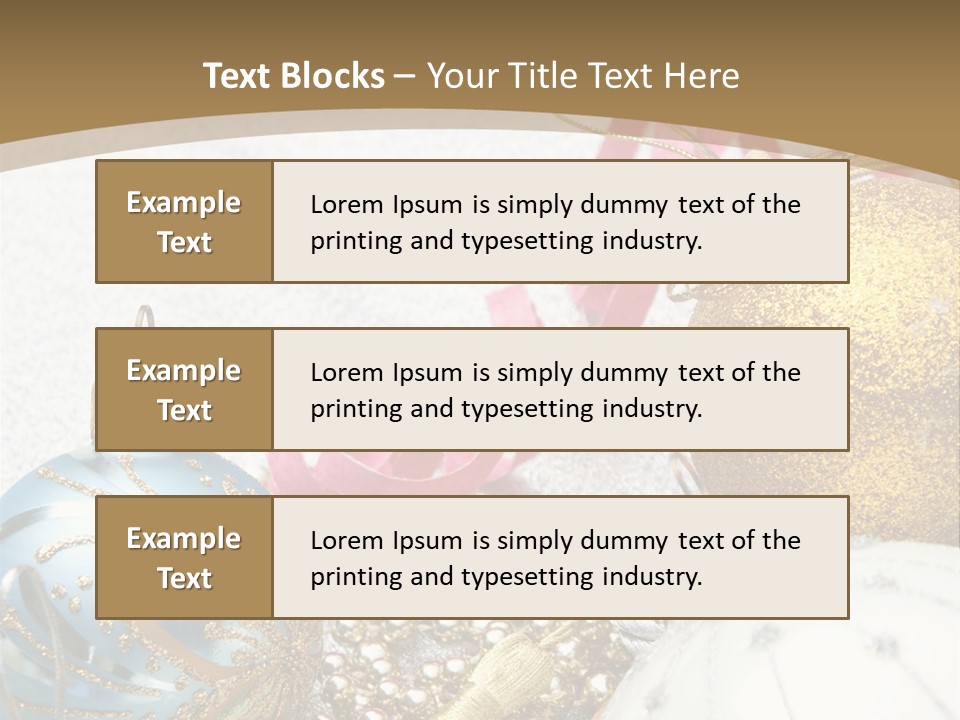 Winter Ornate Glowing PowerPoint Template