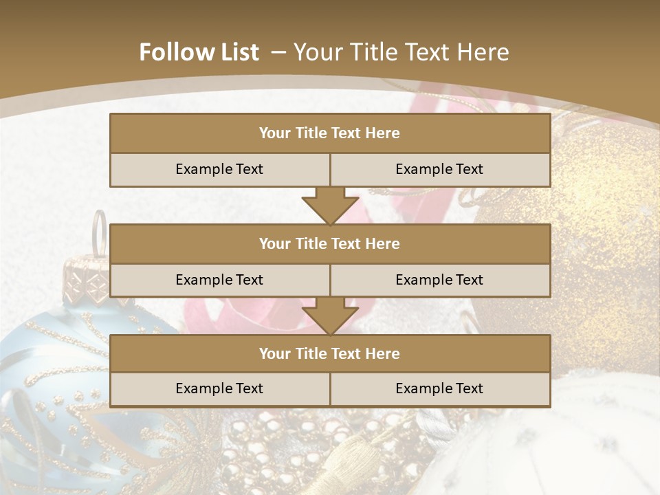 Winter Ornate Glowing PowerPoint Template