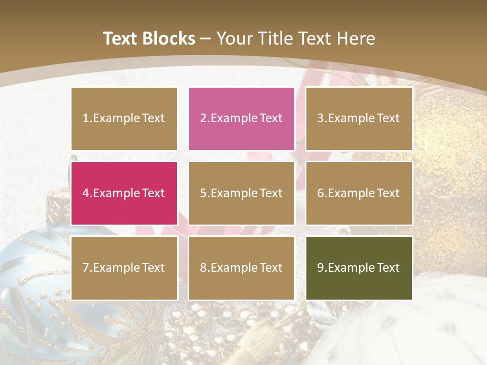 Winter Ornate Glowing PowerPoint Template