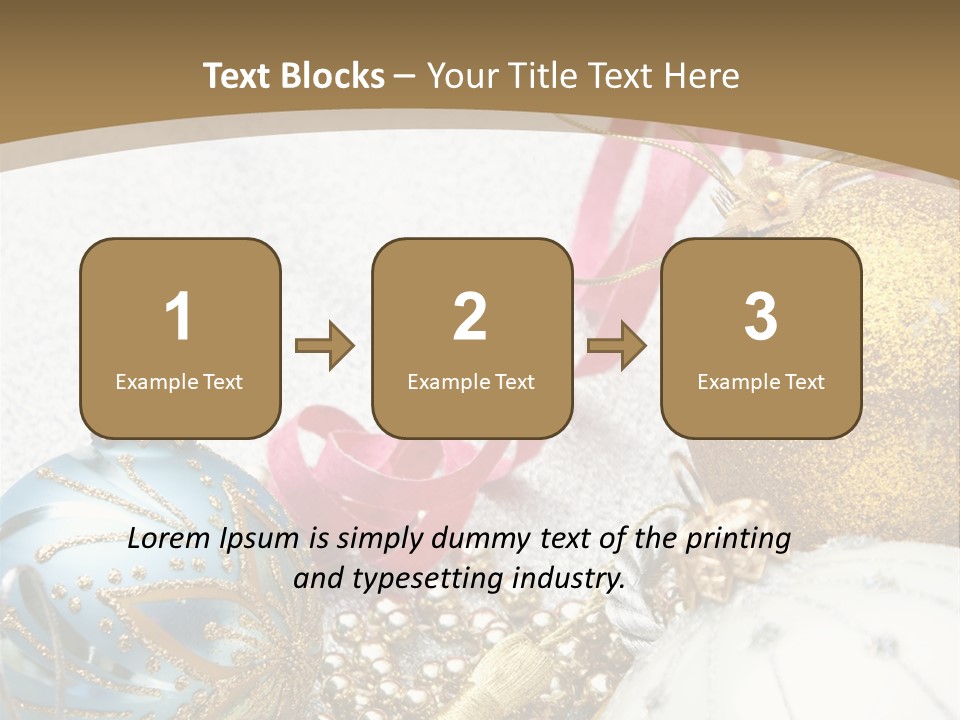 Winter Ornate Glowing PowerPoint Template