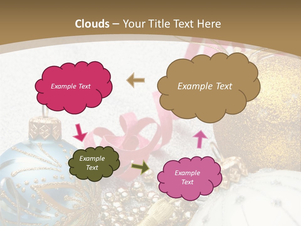 Winter Ornate Glowing PowerPoint Template