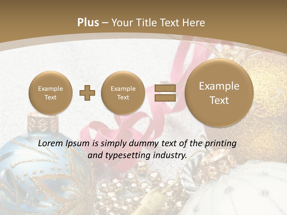 Winter Ornate Glowing PowerPoint Template