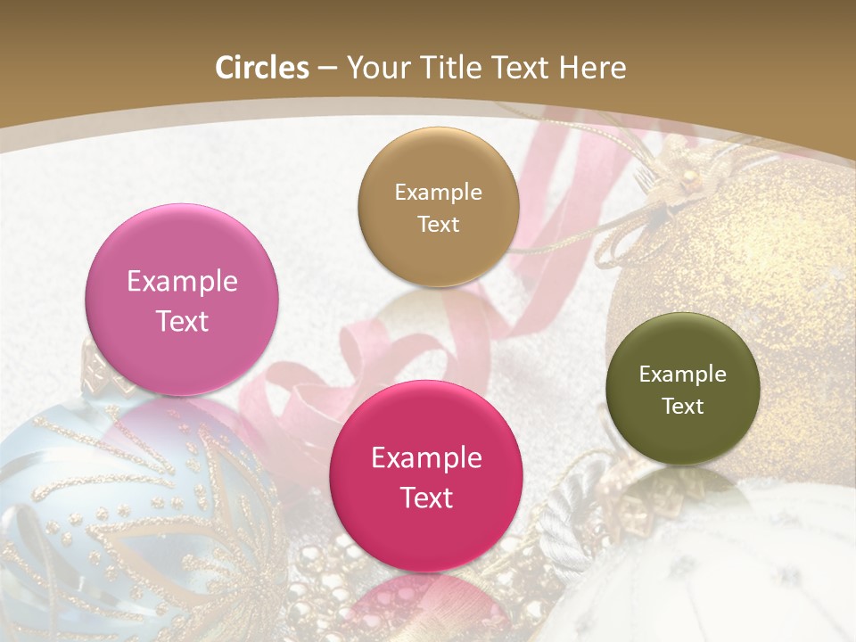 Winter Ornate Glowing PowerPoint Template