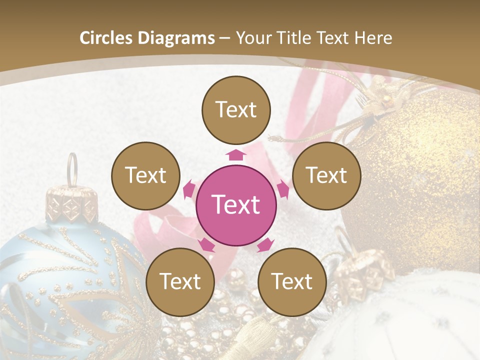 Winter Ornate Glowing PowerPoint Template