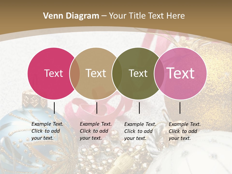 Winter Ornate Glowing PowerPoint Template