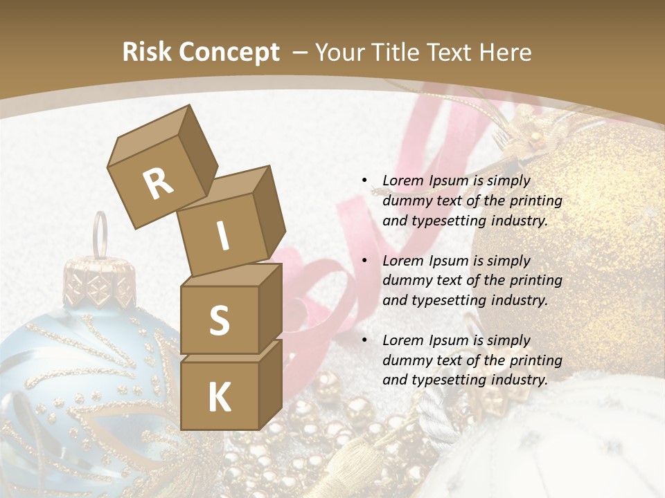 Winter Ornate Glowing PowerPoint Template