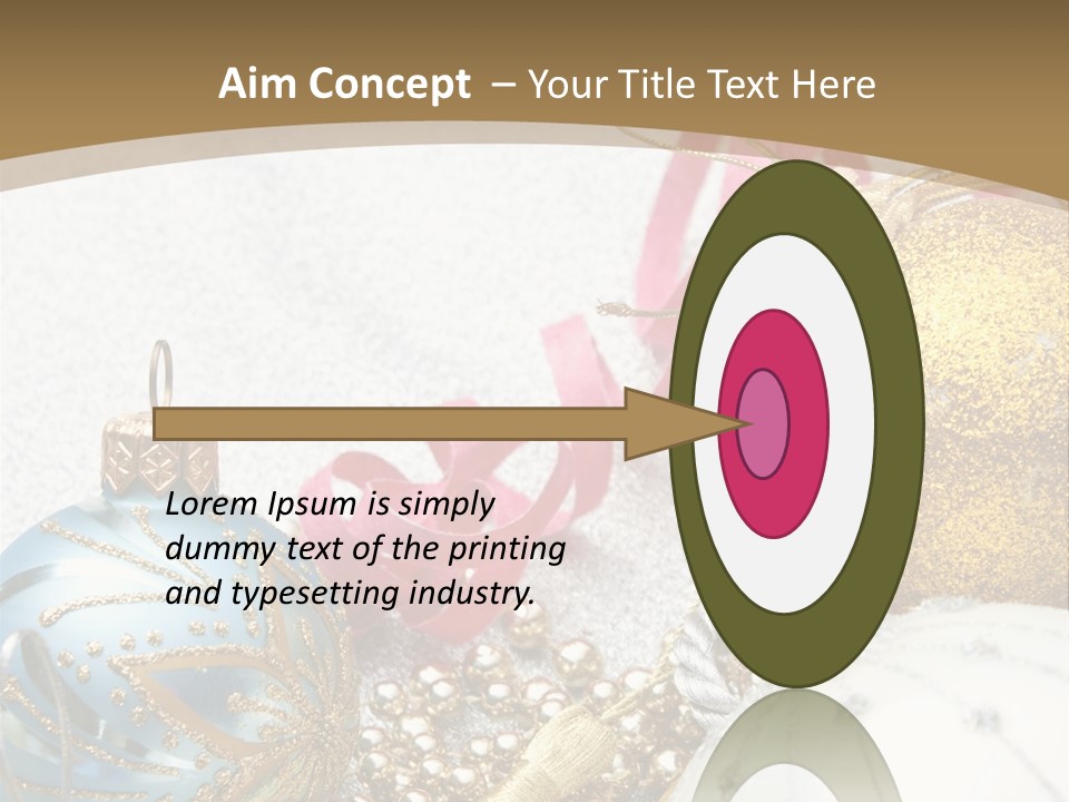 Winter Ornate Glowing PowerPoint Template