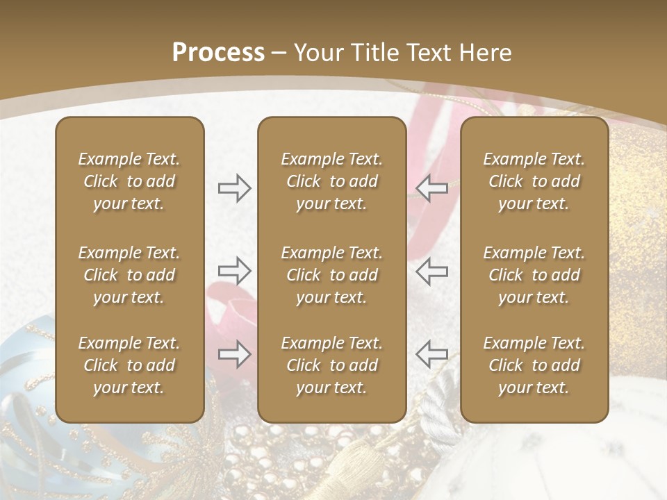 Winter Ornate Glowing PowerPoint Template