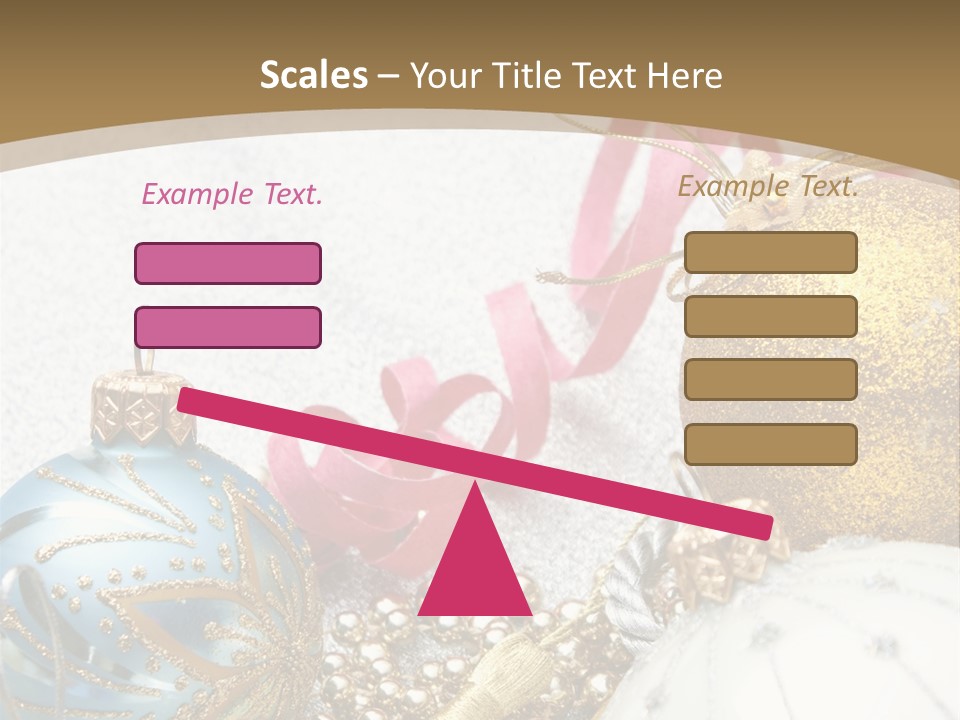 Winter Ornate Glowing PowerPoint Template