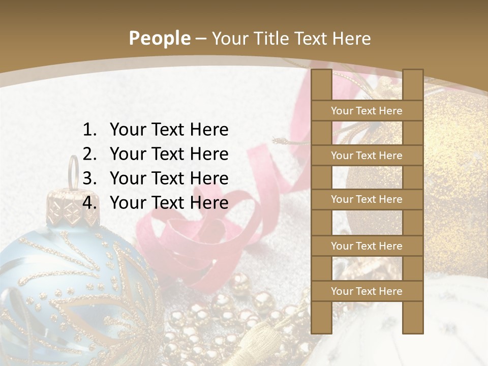 Winter Ornate Glowing PowerPoint Template