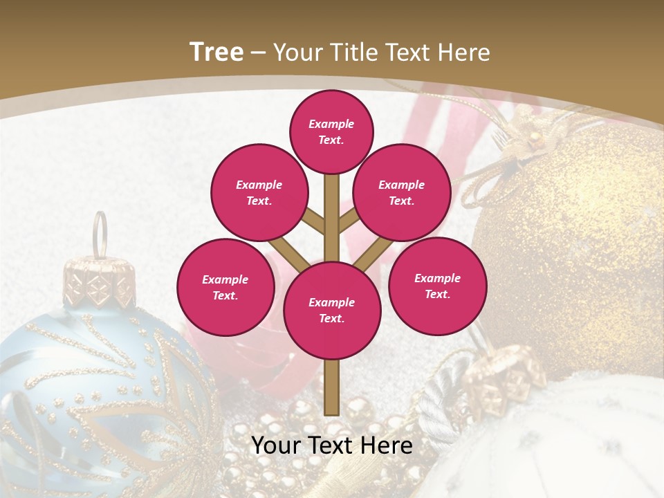 Winter Ornate Glowing PowerPoint Template