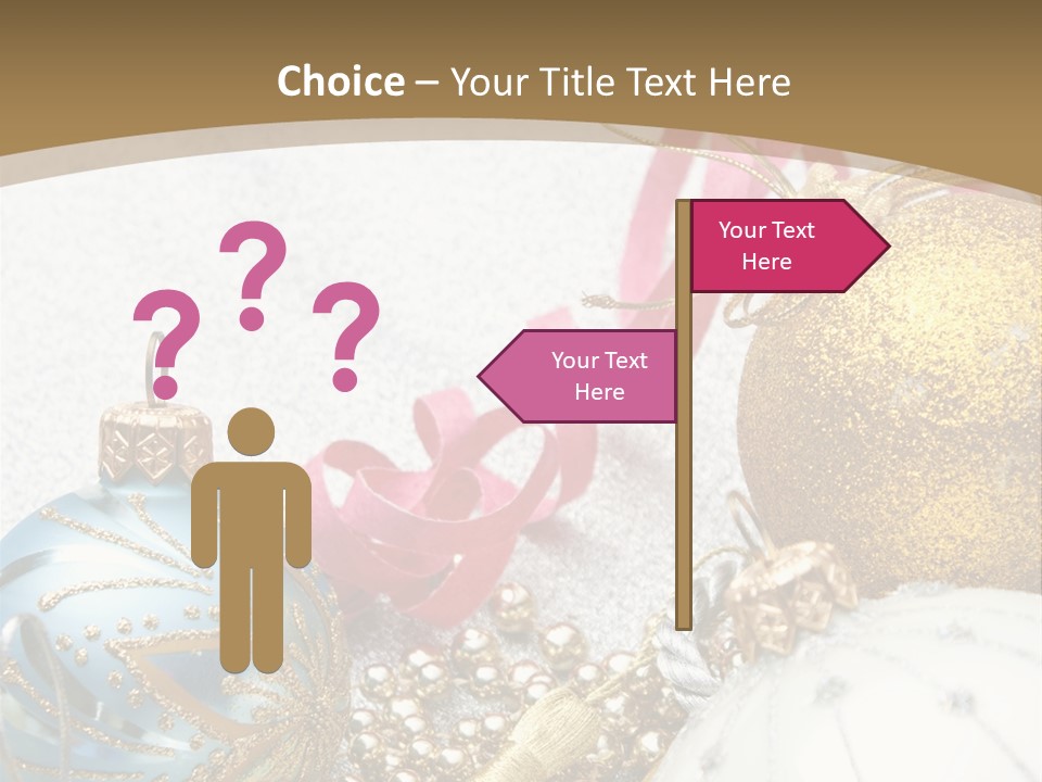 Winter Ornate Glowing PowerPoint Template