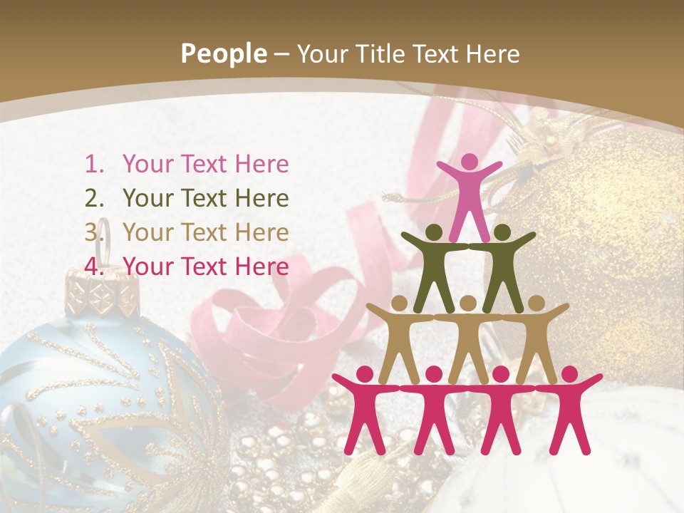 Winter Ornate Glowing PowerPoint Template