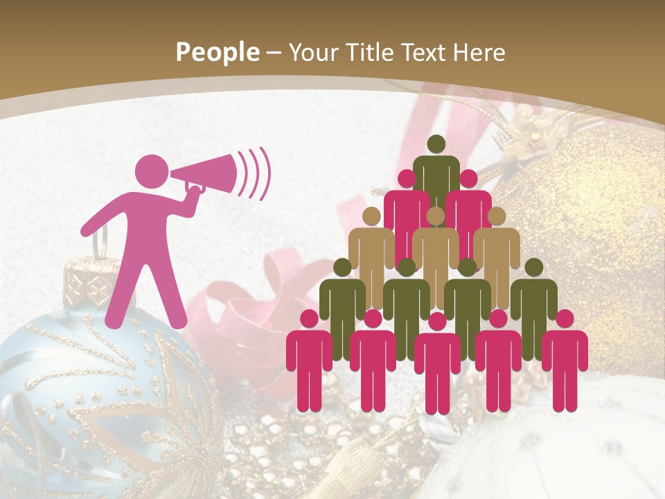 Winter Ornate Glowing PowerPoint Template