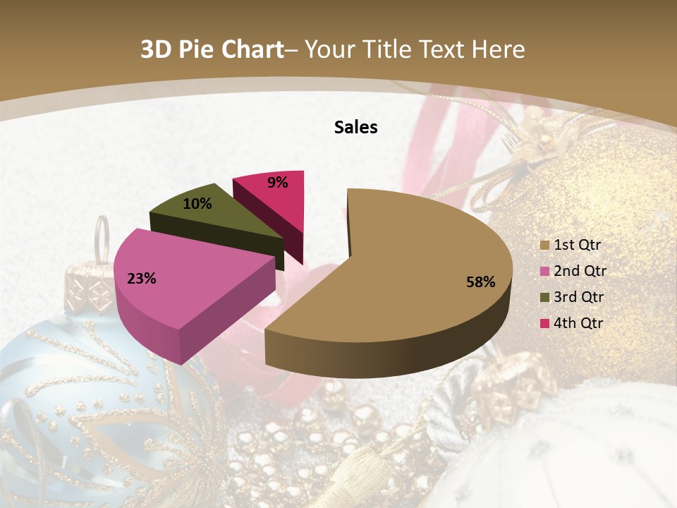 Winter Ornate Glowing PowerPoint Template