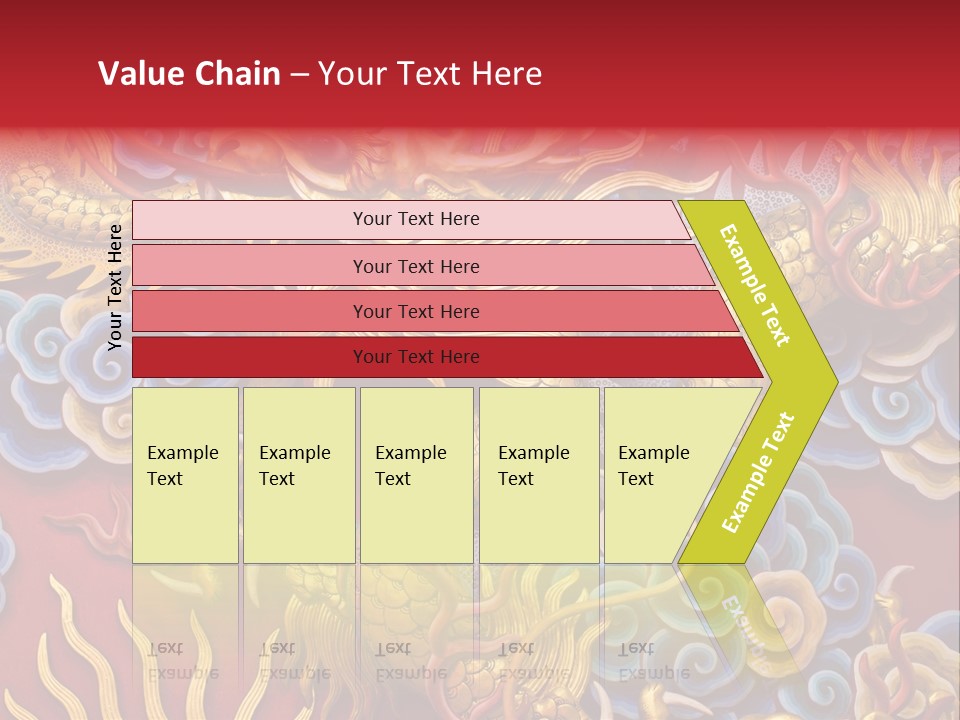 Chinese Dragon Sculpture PowerPoint Template