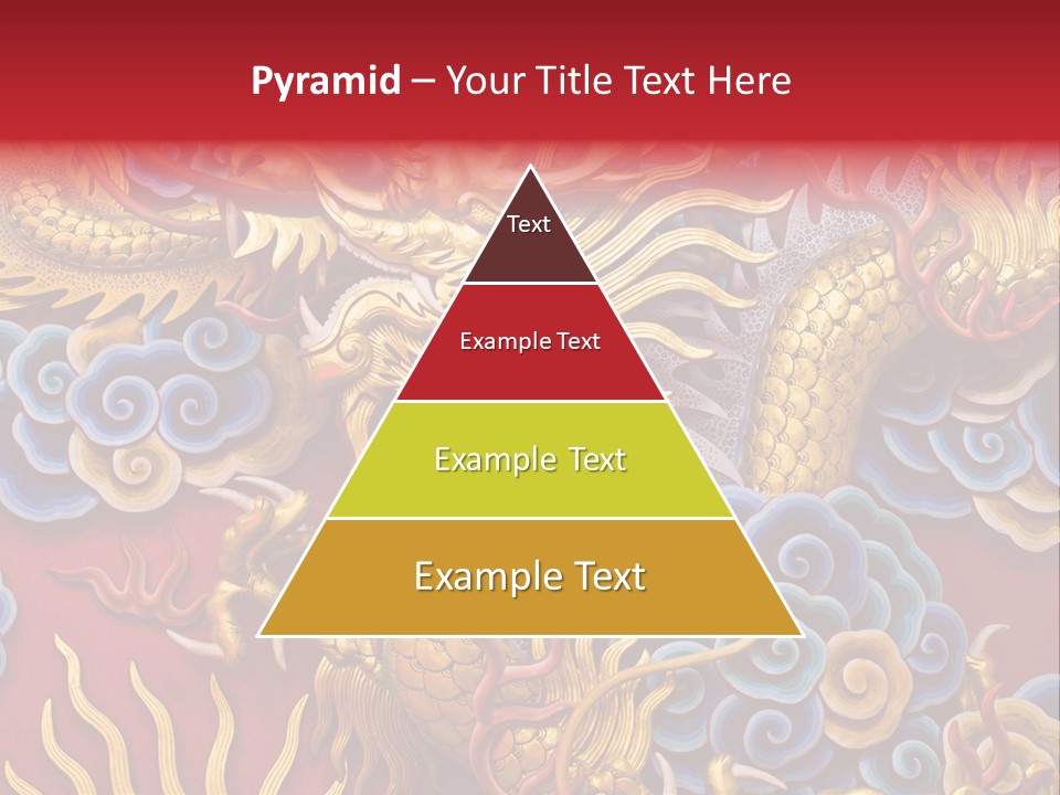 Chinese Dragon Sculpture PowerPoint Template