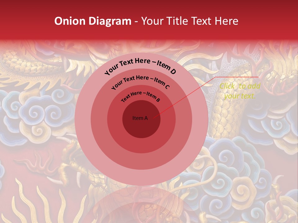 Chinese Dragon Sculpture PowerPoint Template