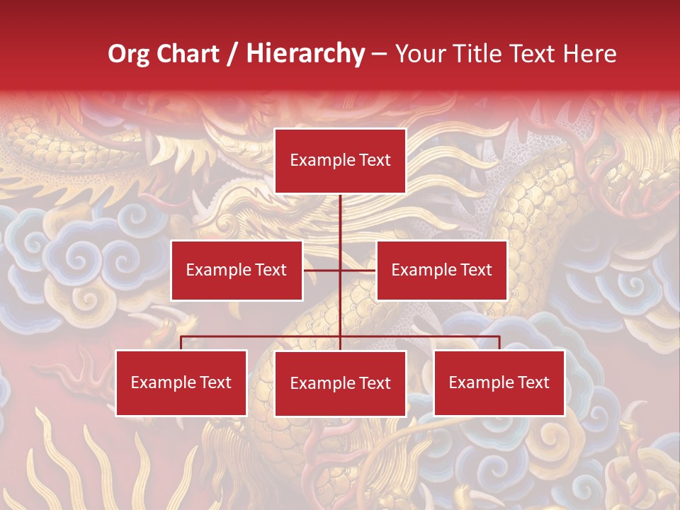 Chinese Dragon Sculpture PowerPoint Template